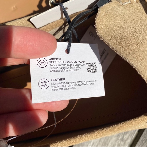 🍂 ZARA TAN SUEDE LEATHER STITCHED MOCCASINS! - Picture 12 of 16